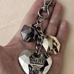 Kathy Van Zeeland KVZ Purse Dangle Keychain Clip Handbag Accessory 5.5"L